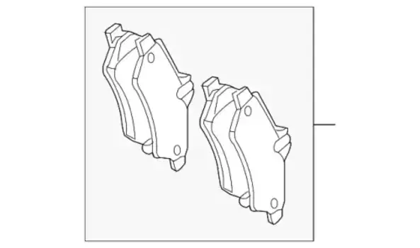 Тормозные колодки дисковые MB 004 420 69 20