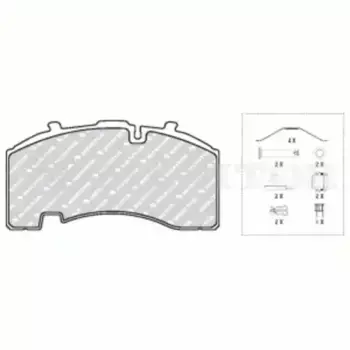 Тормозные колодки дисковые MERITOR MDP3171K