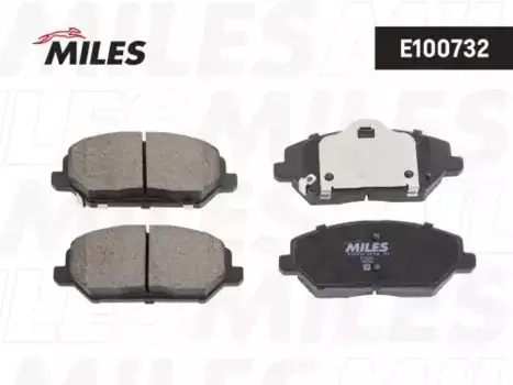 Тормозные колодки дисковые MILES E100732