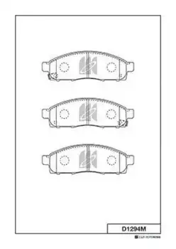 Тормозные колодки дисковые MK KASHIYAMA D1294M