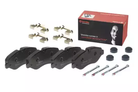 Тормозные колодки дисковые передняя ось BREMBO P A6 026