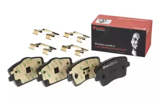 Тормозные колодки дисковые передняя ось BREMBO P 86 031