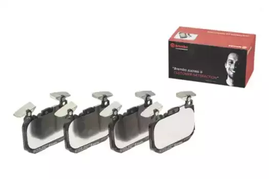 Тормозные колодки дисковые передняя ось BREMBO P 06 088