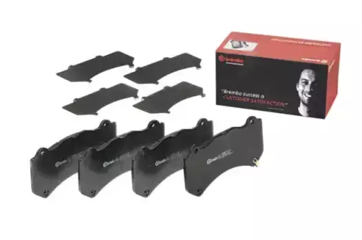 Тормозные колодки дисковые передняя ось BREMBO P 37 018