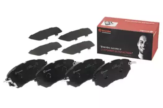 Тормозные колодки дисковые передняя ось BREMBO P 78 017