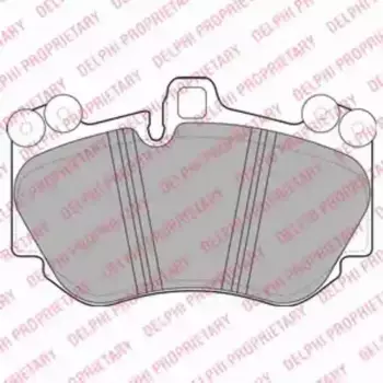 Тормозные колодки дисковые передняя ось DELPHI LP2116