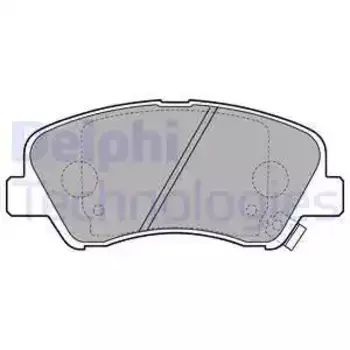 Тормозные колодки дисковые передняя ось DELPHI LP2497