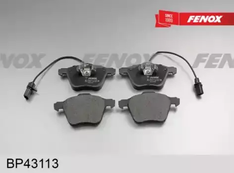 Тормозные колодки дисковые передняя ось FENOX BP43113