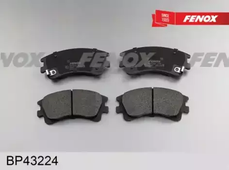 Тормозные колодки дисковые передняя ось FENOX BP43224