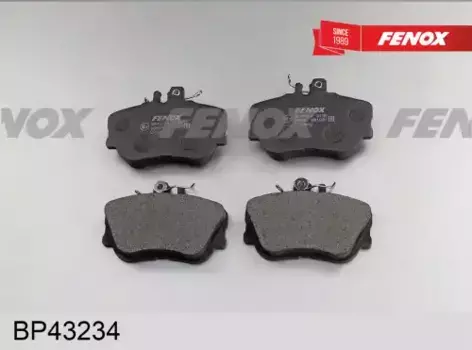 Тормозные колодки дисковые передняя ось FENOX BP43234
