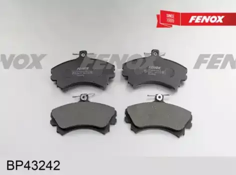 Тормозные колодки дисковые передняя ось FENOX BP43242