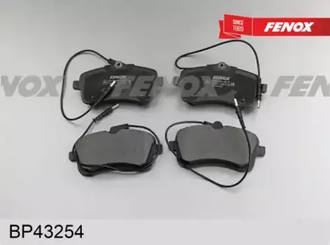 Тормозные колодки дисковые передняя ось FENOX BP43254