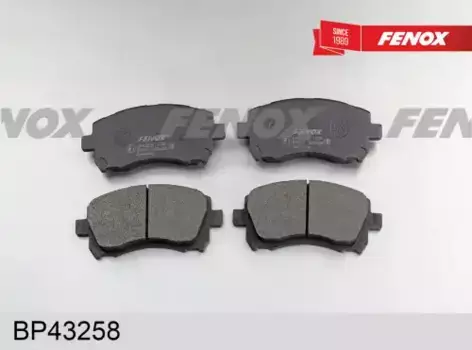 Тормозные колодки дисковые передняя ось FENOX BP43258