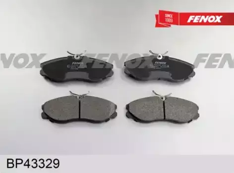 Тормозные колодки дисковые передняя ось FENOX BP43329