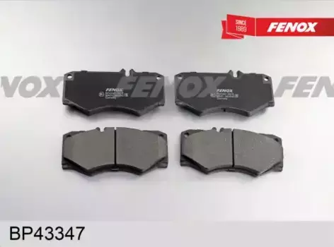 Тормозные колодки дисковые передняя ось FENOX BP43347