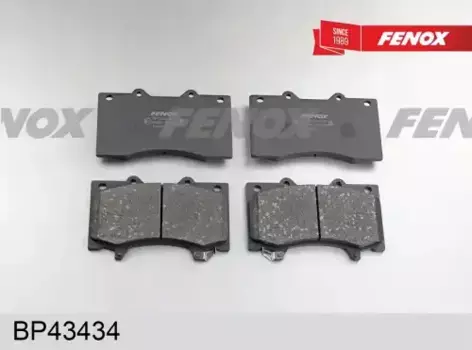 Тормозные колодки дисковые передняя ось FENOX BP43434