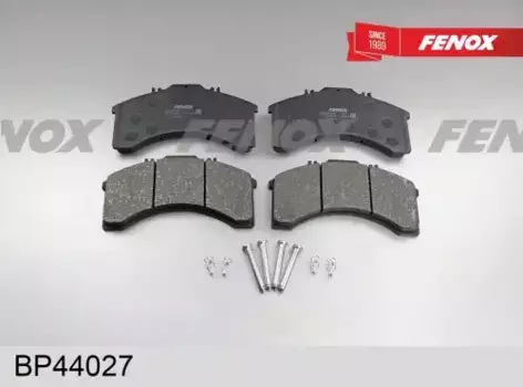 Тормозные колодки дисковые передняя ось FENOX BP44027