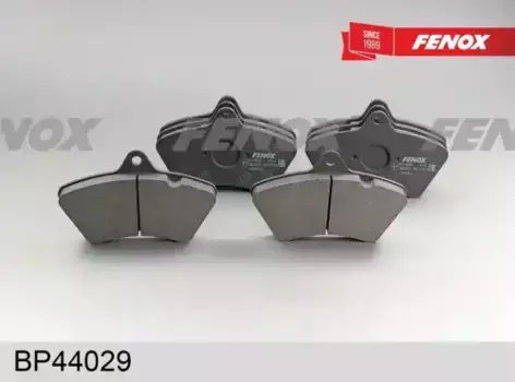 Тормозные колодки дисковые передняя ось FENOX BP44029