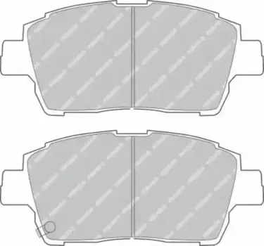 Тормозные колодки дисковые передняя ось FERODO FDB1392
