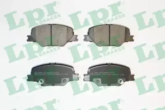 Тормозные колодки дисковые передняя ось LPR 05P2107