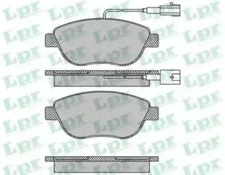 Тормозные колодки дисковые передняя ось LPR 05P764