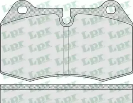 Тормозные колодки дисковые передняя ось LPR 05P769