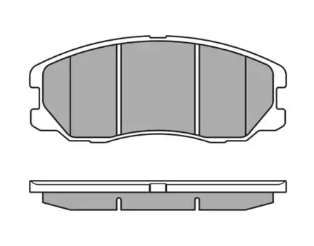 Тормозные колодки дисковые передняя ось MEYLE 025 245 1016/W