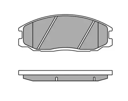 Тормозные колодки дисковые передняя ось MEYLE 025 235 6916/W