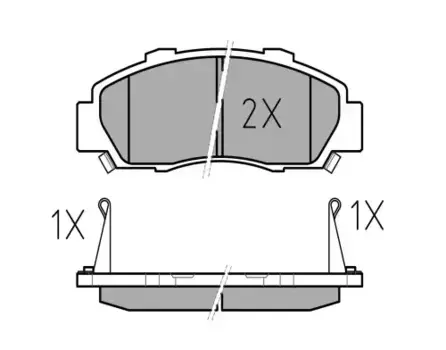 Тормозные колодки дисковые передняя ось MEYLE 025 216 5118/W