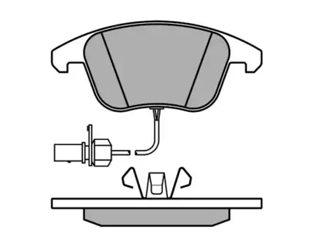 Тормозные колодки дисковые передняя ось MEYLE 025 247 0520/W