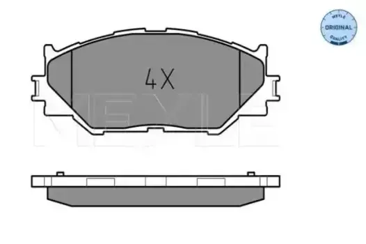 Тормозные колодки дисковые передняя ось MEYLE 025 239 8317