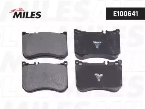 Тормозные колодки дисковые передняя ось MILES E100641