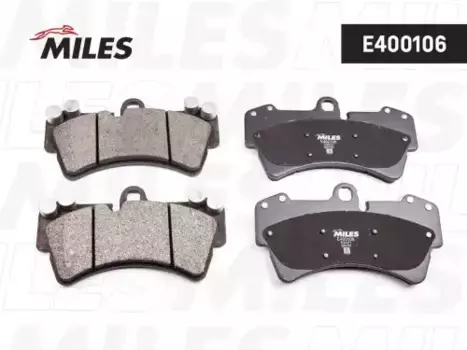 Тормозные колодки дисковые передняя ось MILES E400106