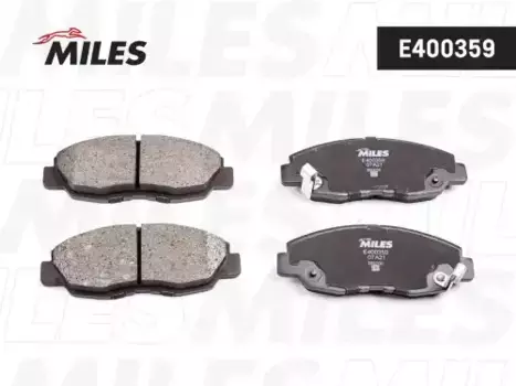 Тормозные колодки дисковые передняя ось MILES E400359