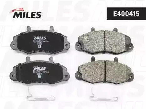 Тормозные колодки дисковые передняя ось MILES E400415