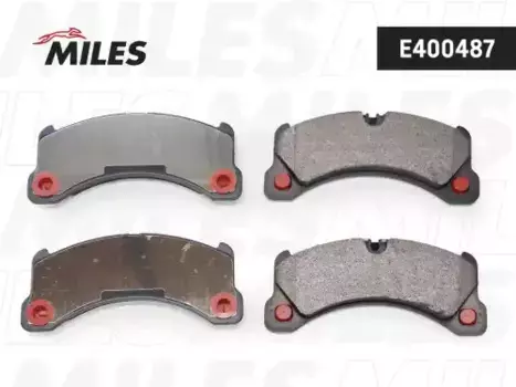 Тормозные колодки дисковые передняя ось MILES E400487