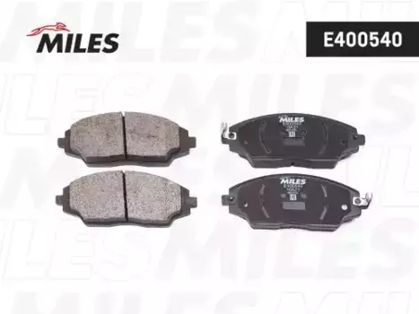 Тормозные колодки дисковые передняя ось MILES E400540