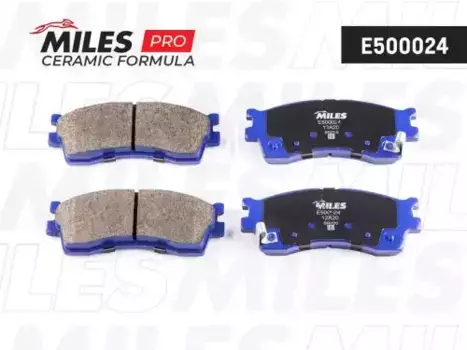 Тормозные колодки дисковые передняя ось MILES E500024