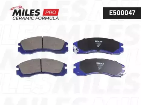 Тормозные колодки дисковые передняя ось MILES E500047