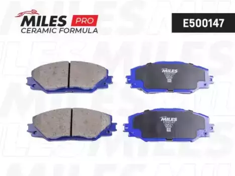 Тормозные колодки дисковые передняя ось MILES E500147