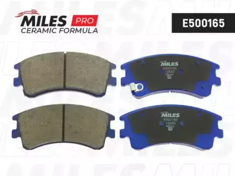 Тормозные колодки дисковые передняя ось MILES E500165