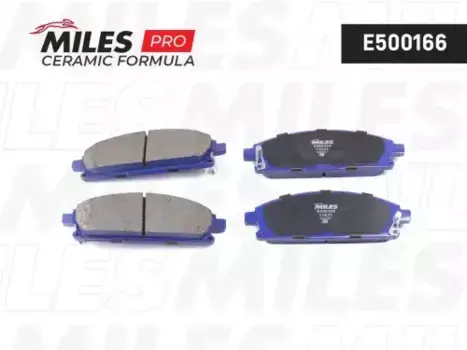 Тормозные колодки дисковые передняя ось MILES E500166