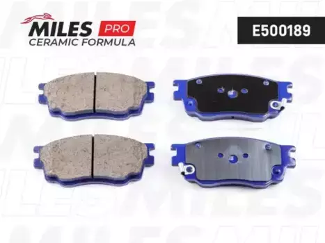 Тормозные колодки дисковые передняя ось MILES E500189