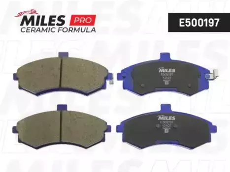 Тормозные колодки дисковые передняя ось MILES E500197