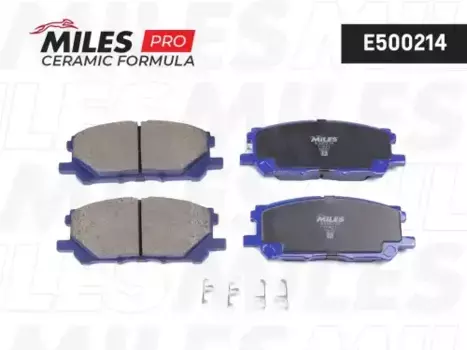 Тормозные колодки дисковые передняя ось MILES E500214