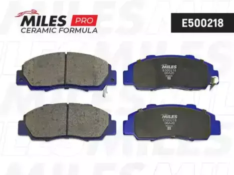 Тормозные колодки дисковые передняя ось MILES E500218