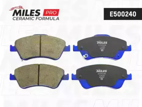 Тормозные колодки дисковые передняя ось MILES E500240