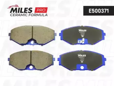 Тормозные колодки дисковые передняя ось MILES E500371