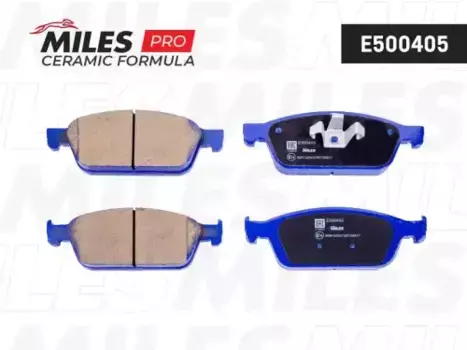 Тормозные колодки дисковые передняя ось MILES E500405