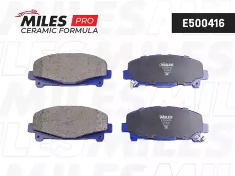 Тормозные колодки дисковые передняя ось MILES E500416